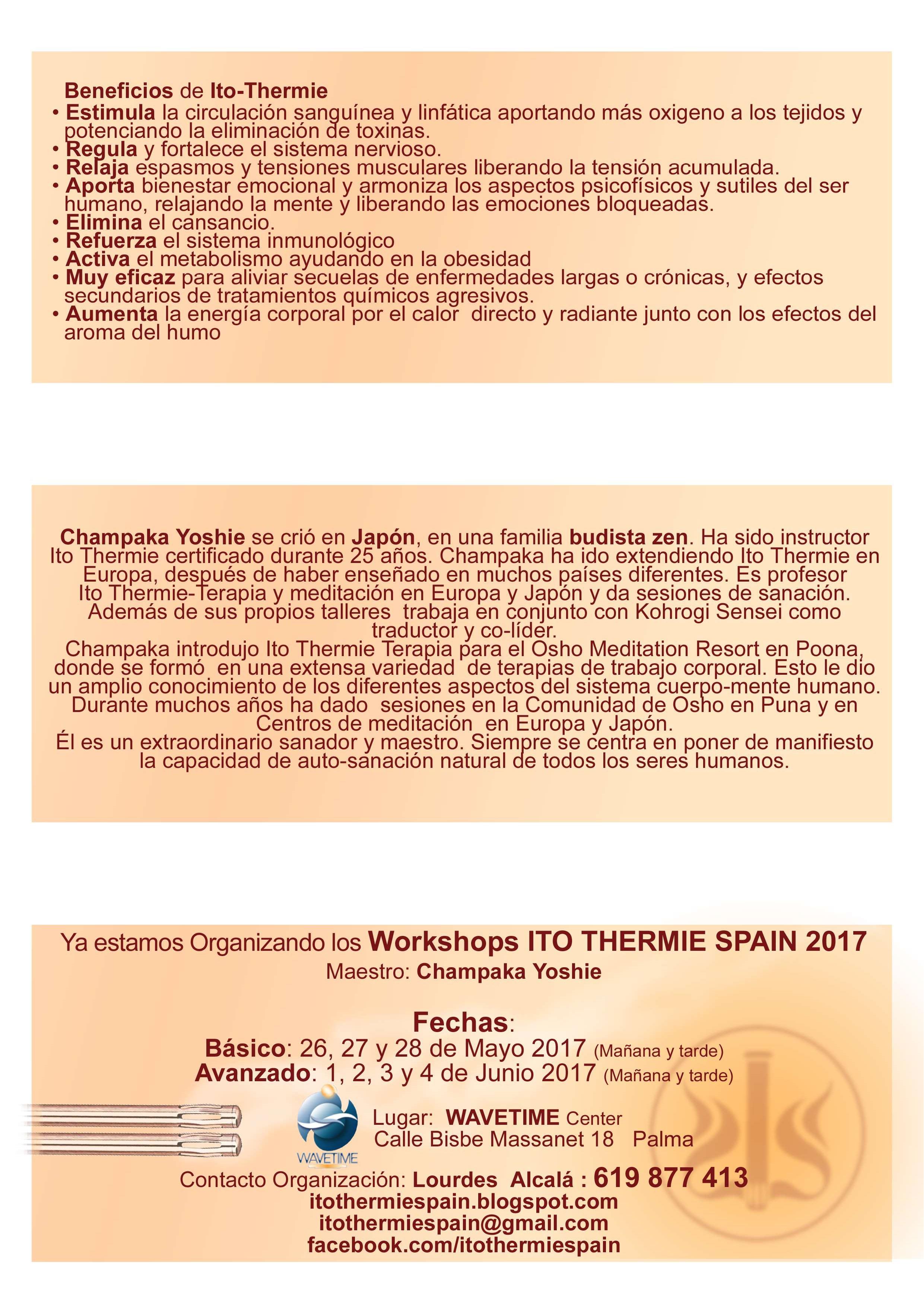 Curso de Formación De Terapia Ito Thermie