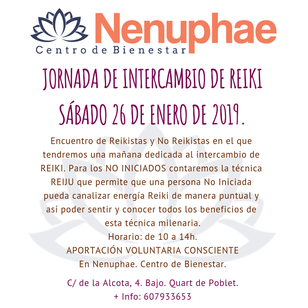 JORNADA DE INTERCAMBIO DE REIKI