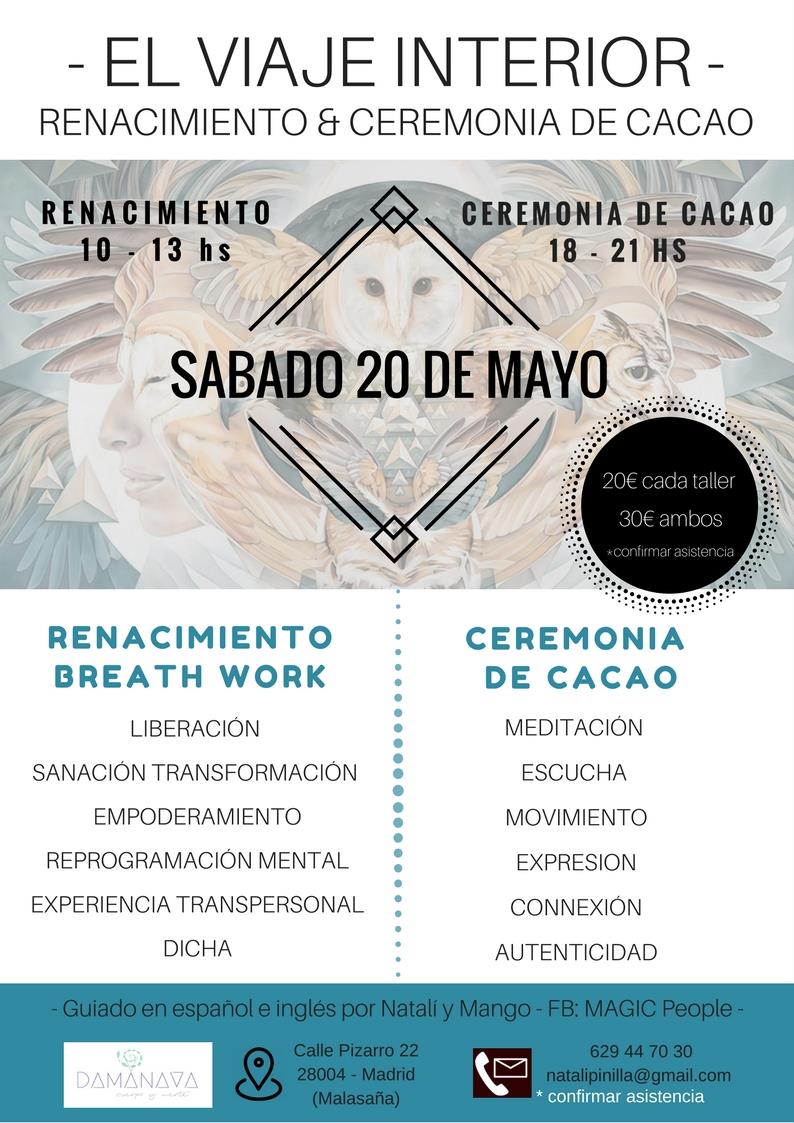 El viaje interior - Renacimiento & Ceremonia de Cacao