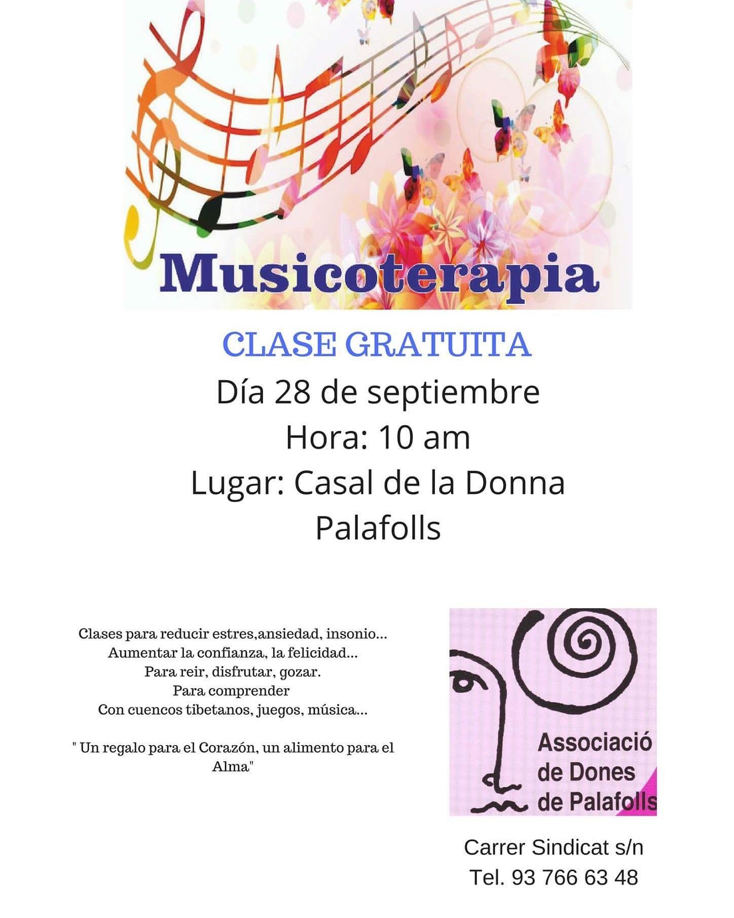 Clase de Musicoterapia Gratuita en Palafolls