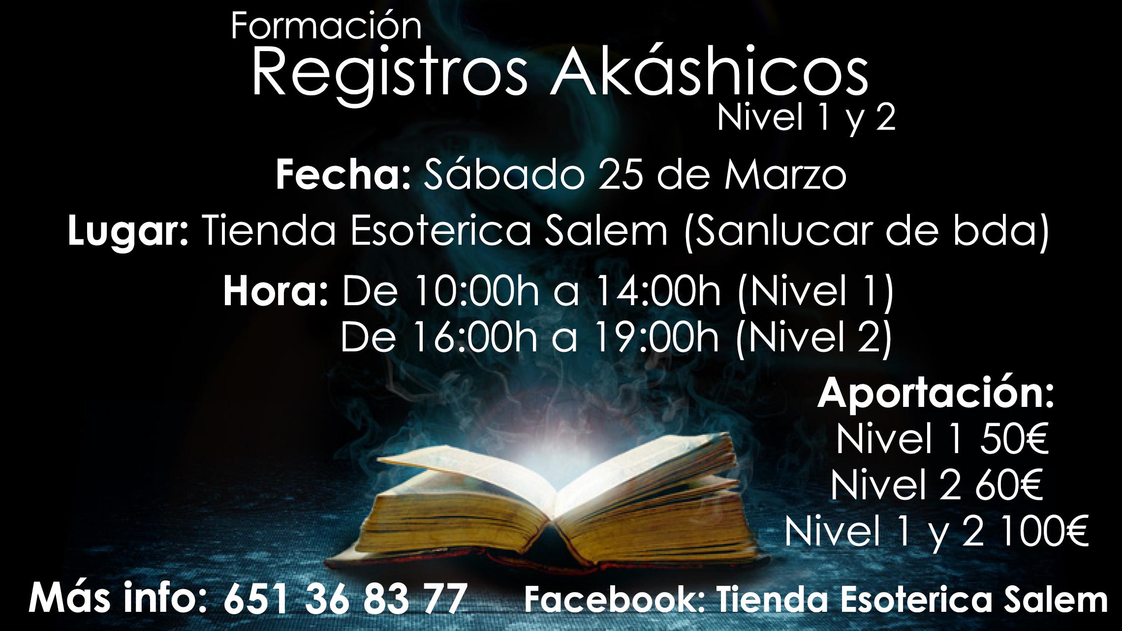 Registros Akashicos Nivel 1 y 2 (Intensivo)