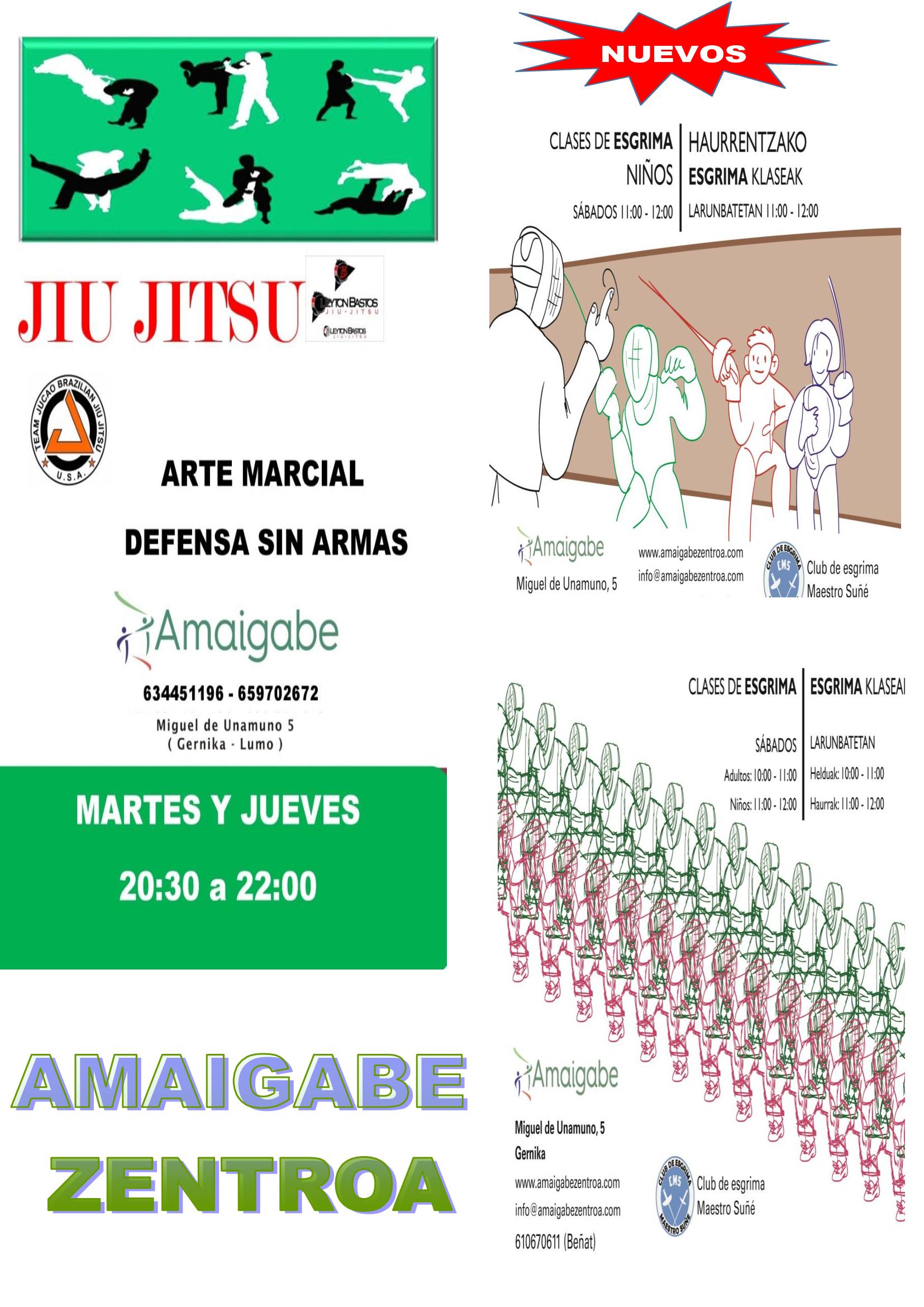JIU JITSU  Y ESGRIMA ADULTOS Y NIÑOS