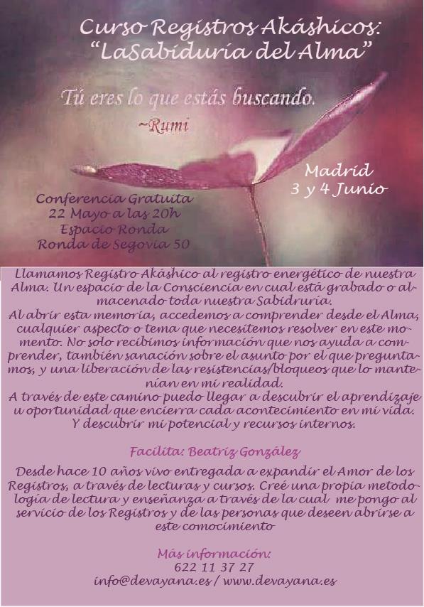 Curso Registros Akáshicos: "La Sabiduría del Alma"