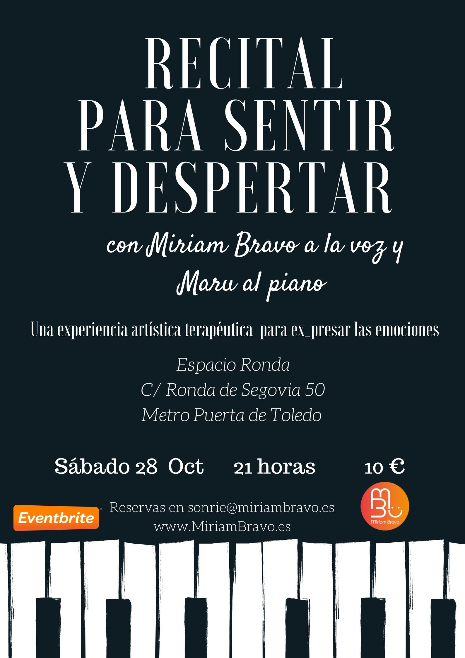 Recital para sentir y despertar