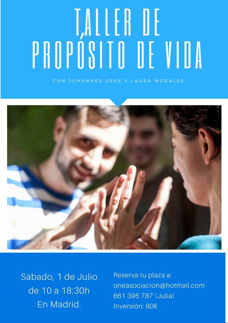 TALLER DEL PROPÓSITO DE VIDA