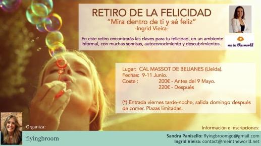 RETIRO DE LA FELICIDAD "Mira dentro de ti y sé Feliz"