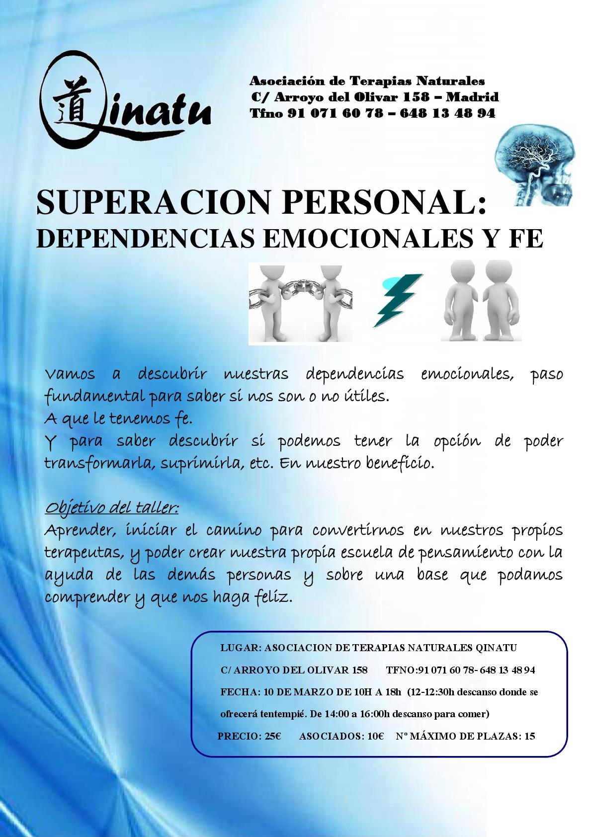 Superación personal: Dependencias emocionales y fe