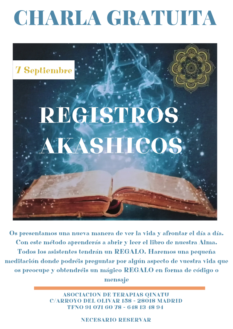CHARLA GRATUITA REGISTROS AKASHICOS