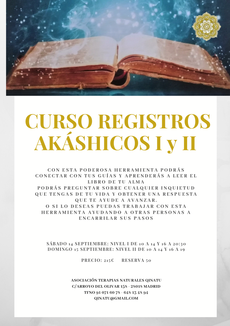 Curso Registros Akáshicos I y II