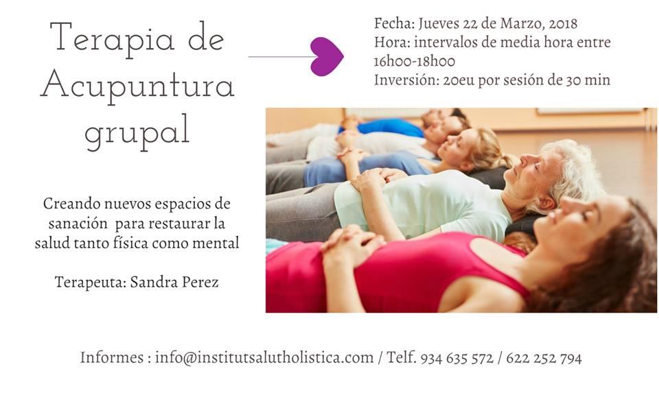 TERAPIA DE ACUPUNTURA GRUPAL