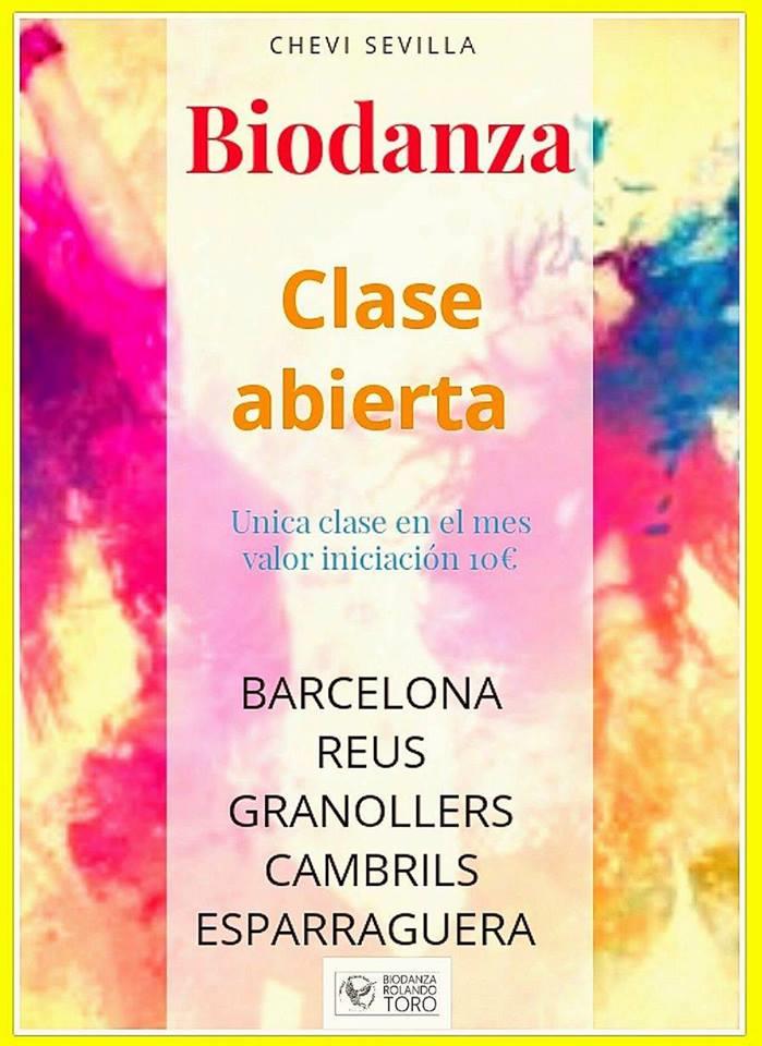 CLASES ABIERTAS DE BIODANZA