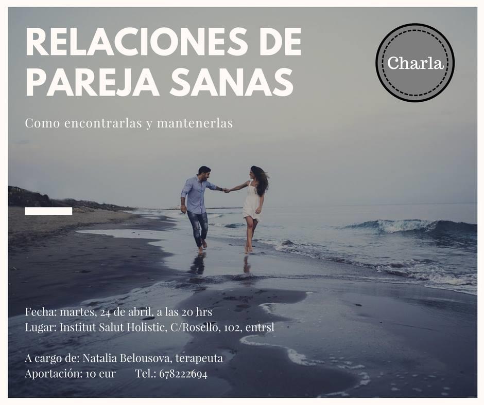 CHARLA RELACIONES DE PAREJA SANAS
