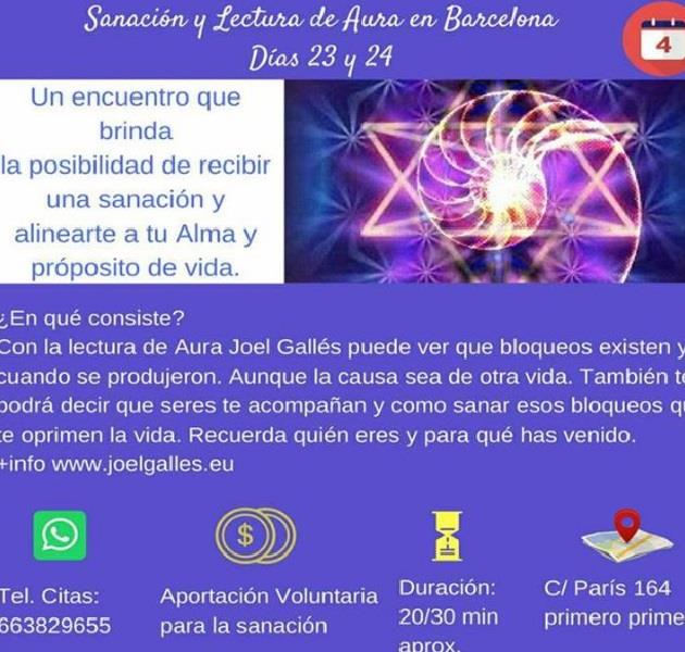 SESIÓN: SANACIÓN Y LECTURA DE AURA