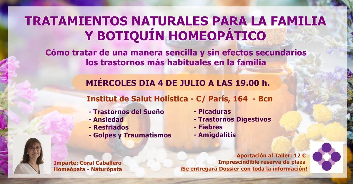 Taller práctico de Homeopatía