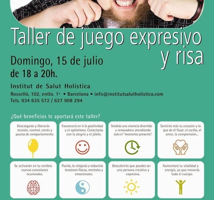 TALLER: DE JUEGO EXPRESIVO Y RISA