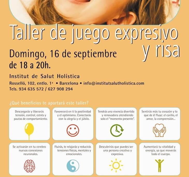 TALLER: DE JUEGO EXPRESIVO Y RISA