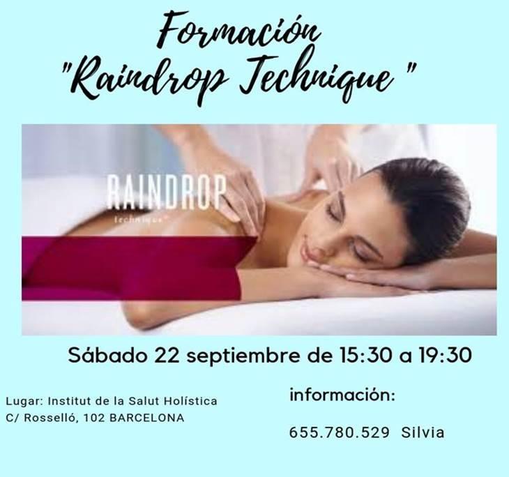 TALLER: TERAPIA RAINDROP: "MASAJE GOTA DE LLUVIA"