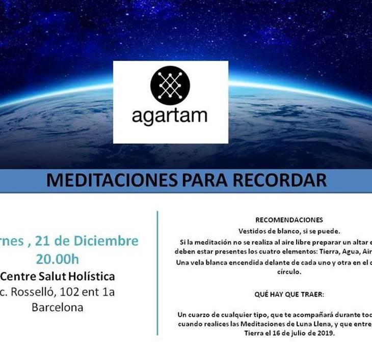 TALLER: MEDITACIONES PARA RECORDAR-AGARTAM