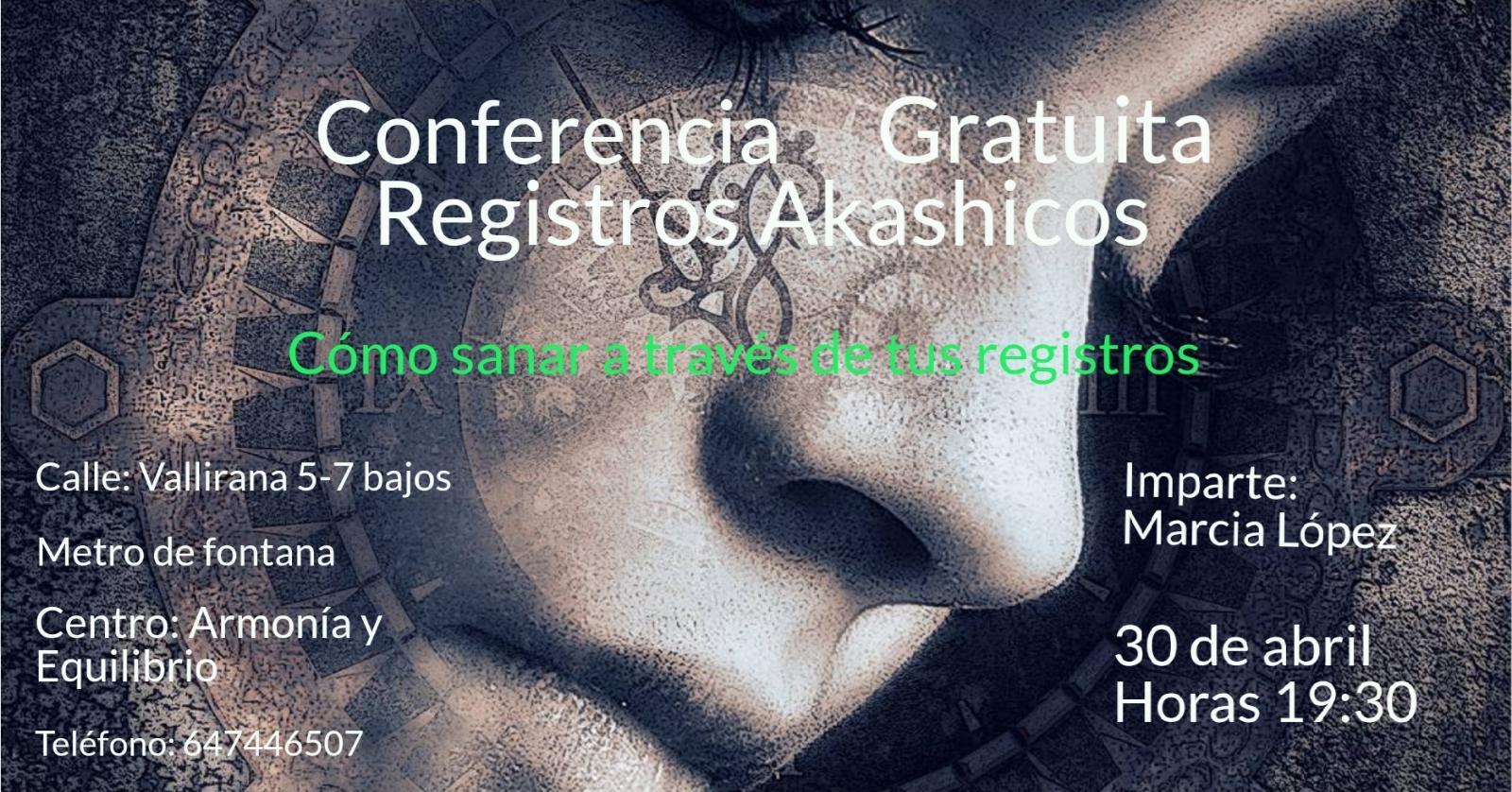 CONFERENCIA GRATUITA DE REGISTROS AKÁSHICOS