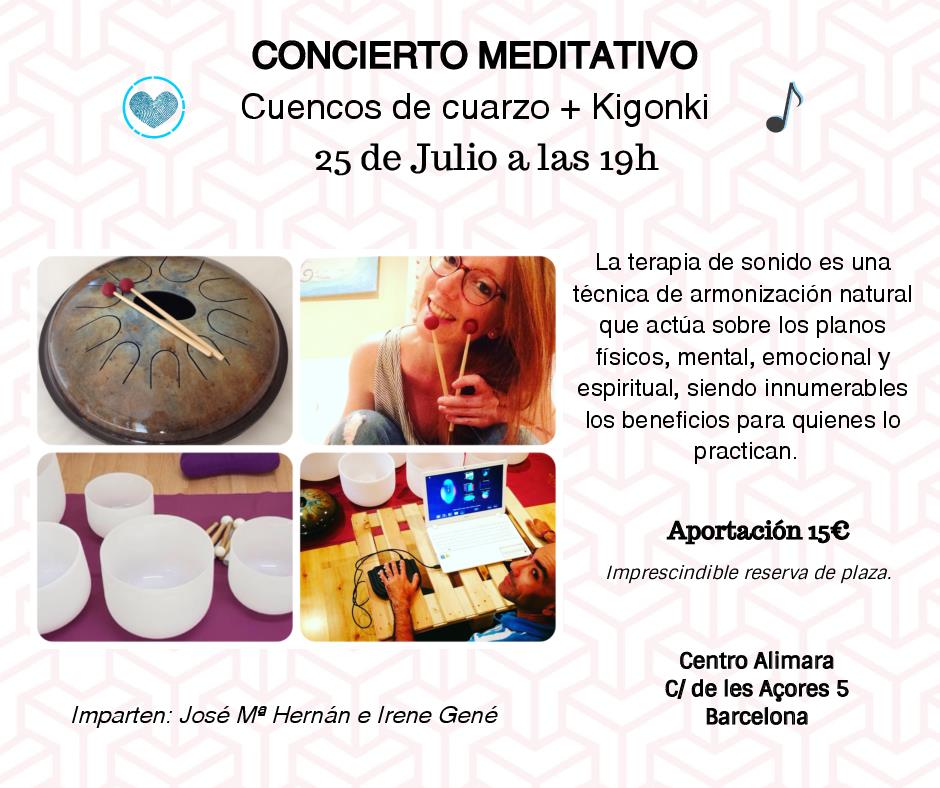 CUENCOS DE CUARZO + KIGONKI - Meditación