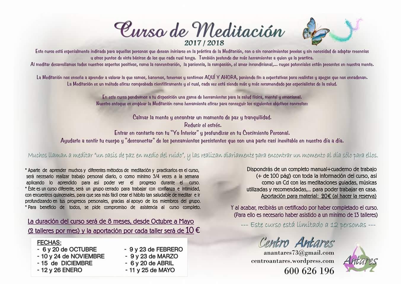 CURSO DE MEDITACIÓN