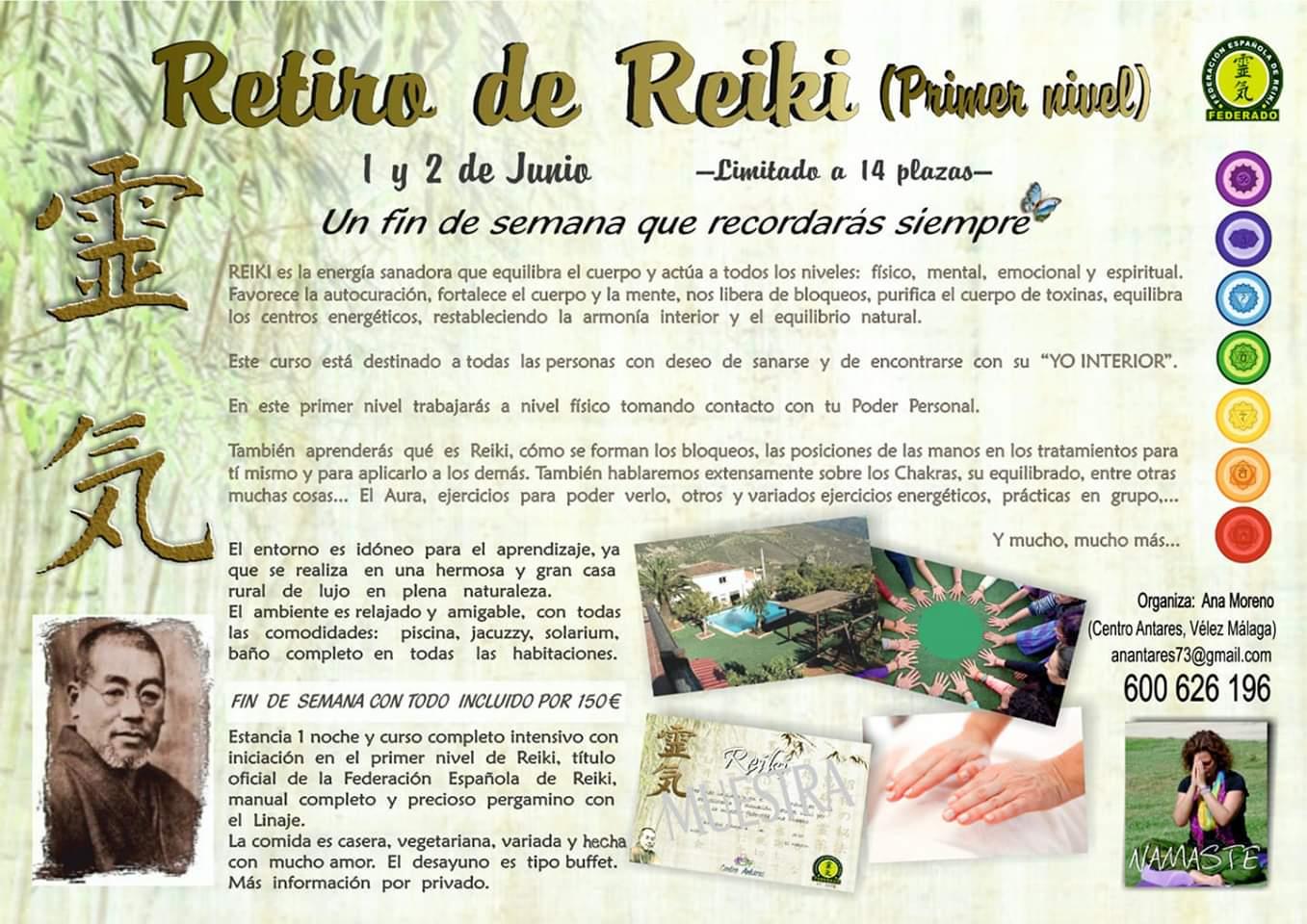 CURSO-RETIRO REIKI I (Intensivo fin de semana)