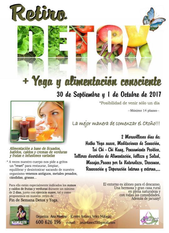 RETIRO DETOX + YOGA Y RELAX