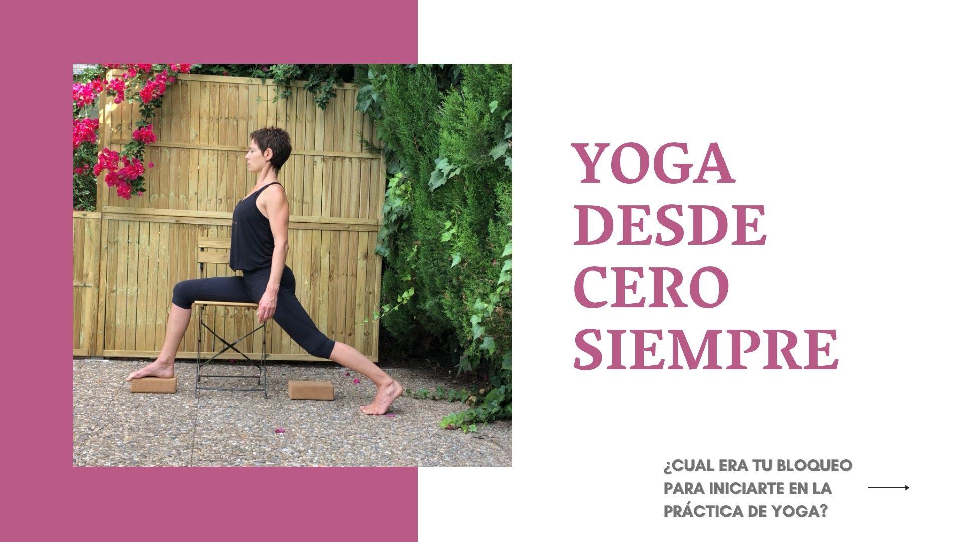 PROGRAMA: YOGA DESDE CERO