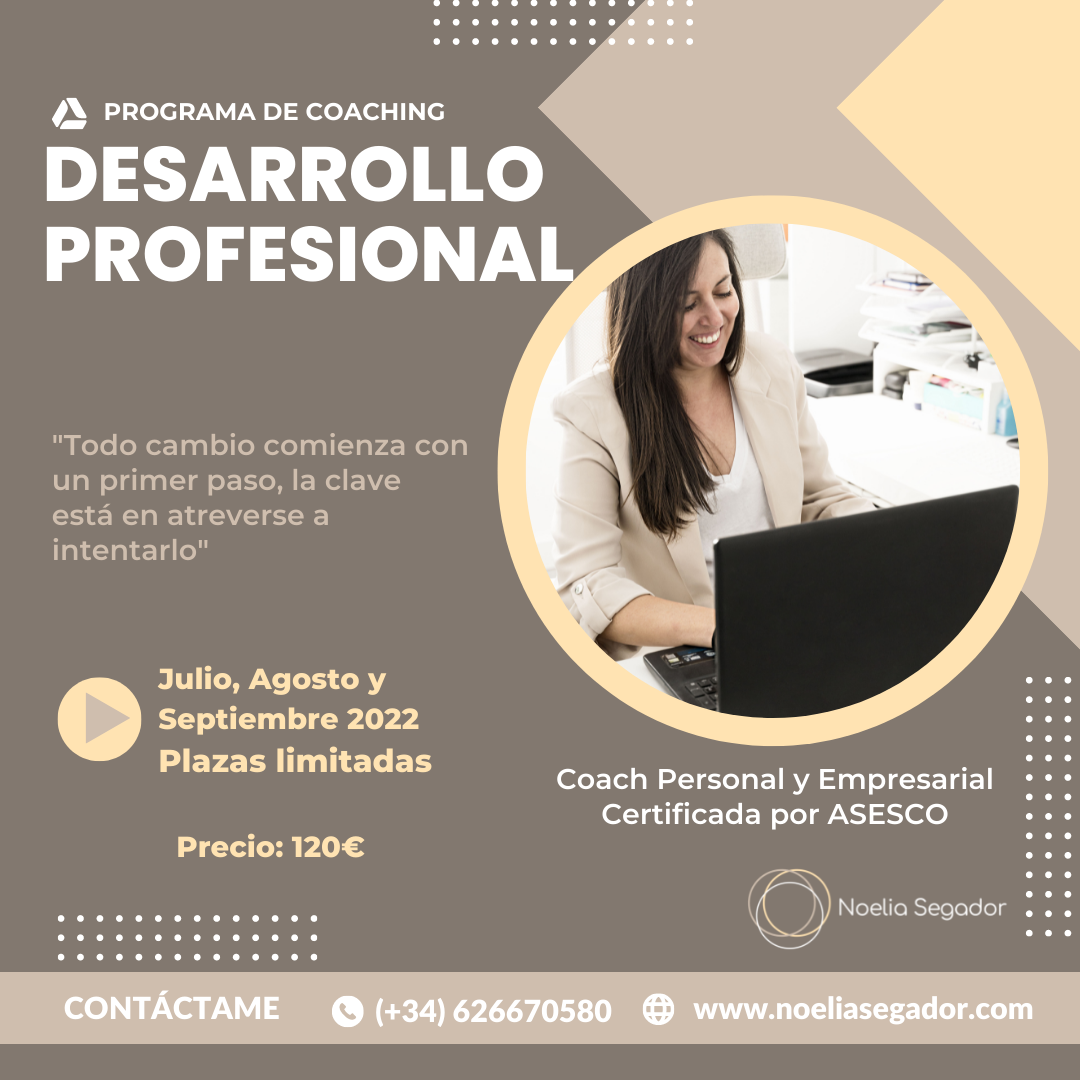 Programa de Coaching - DESARROLLO PROFESIONAL