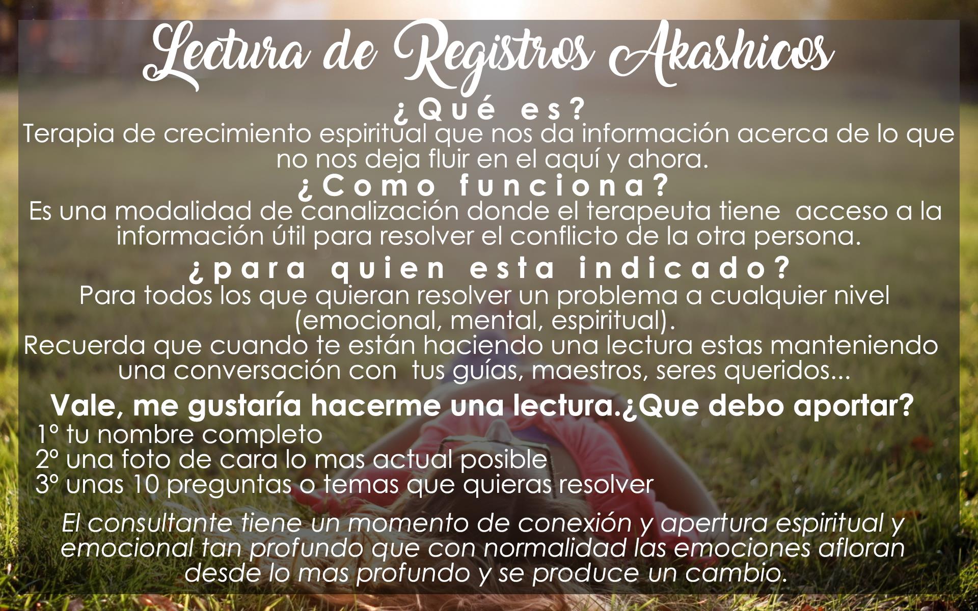 Lectura de registros akashicos